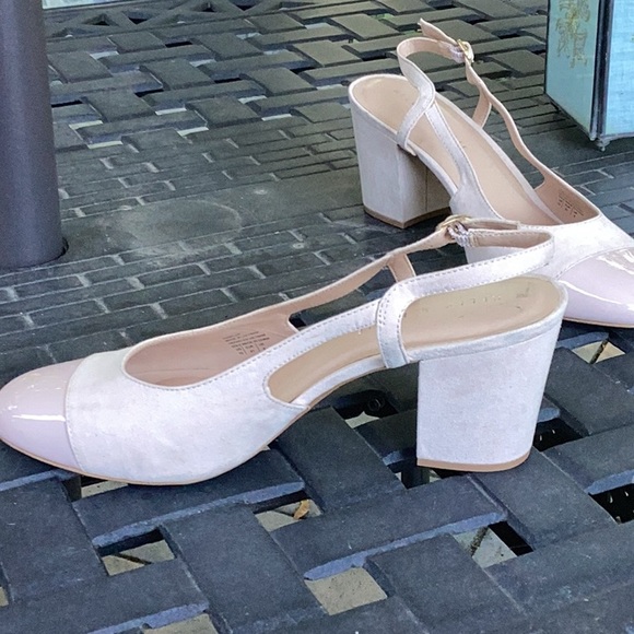 Kelly and Katie Dusty Rose block heel sandals - Picture 3 of 8